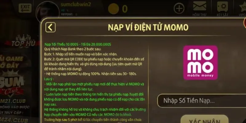 Nạp Tiền Sunwin 2 Cách thức giao dịch qua ví điện tử nhanh chóng